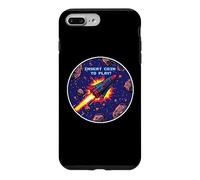 Jeu rétro Arcade Space Pixel Laser Star Coin Coque pour iPhone 7 Plus/8 Plus