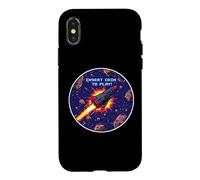 Jeu rétro Arcade Space Pixel Laser Star Coin Coque pour iPhone X/XS
