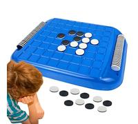 Jeu Reversi - ABS, 10,43 x 1,57 x 1,38 Pouces Ensemble D'échecs Reverse Othello | Panneau Stratégique En Noir Et Blanc, Jeu Éducatif Pour Familles, Divertissement De Voyage, Fun Pour Adolesce