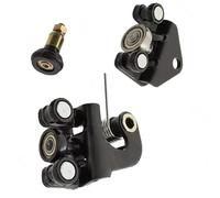 Jeu Rouleaux De Porte LatéRale Jeu De Roulettes De Charnières Pour Porte Coulissante Droite/gauche Supérieure Centrale Et Inférieure Compatible Avec Opel Pour Movano 1998-2008 7700352379(Right)