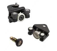 Jeu Rouleaux De Porte LatéRale Jeu De Roulettes De Charnières Pour Porte Coulissante Droite/gauche Supérieure Centrale Et Inférieure Compatible Avec Opel Pour Movano 1998-2008 7700352379(Left)