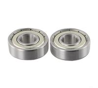 Jeu Roulements Hub Vélo 6000ZZ 2 Acier Jeu Roulements Hub Vélo | Acier , 2 , 10x26x8mm, pour moyeux vélo, résistance usure(6000-ZZ)