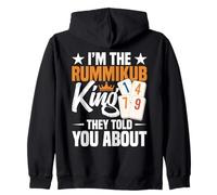 Jeu Rummikub : Jeu de tuiles The King Joker Rummikub Player Sweat à Capuche
