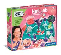 Jeu scientifique - CLEMENTONI - Laboratorio Nail Lab - Vernis fluo et pailleté - Pour filles de 8 ans
