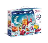 Clementoni | Science & Jeu - Crée Tes Cristaux Enfant 8 Ans+ | Kit Scientifique DIY Chimie et Géologie | Expériences Cristaux Maison | Jeu Scientifique Manuel | Activité Éducative à Réaliser