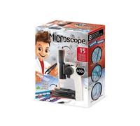 Jeu Scientifique éducatif : Microscope Enfant Zoom 400x éclairage LED avec Accessoires : 15 expériences - Set Jeu Enfant avec 1 Carte Tigre