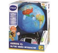 Globe interactif éducatif avec écran couleur et contenu multimédia