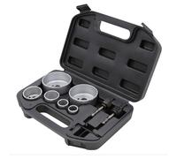 Jeu Scies de cloche Ensemble d’outils 9 pcs. Perceuse Carrelage Trépan de forage