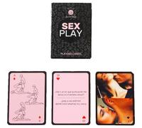 Jeu secret de cartes à jouer sexuellement