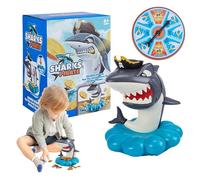 Jeu Shark Bite | Jeux Sociaux Compétitifs,Jouet Interactif Multijoueur Idéal pour Rencontres, Pique-niques, Plage, Camping, Soirées en Famille, Salle de Classe et Parc