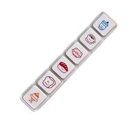 Jeu Six Tampons Style Cartoon - Cachets Décoratifs Créatifs Culturels Faits Main | Matière ABS pour Réalisation Cartes & Loisirs | 8,5x1,5cm, Cadeau Parfait pour Amis