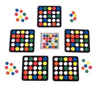 Jeu Speedy Fingers composé d'un boulier, de 5 plaques perforées et de 125 pions 5 couleurs