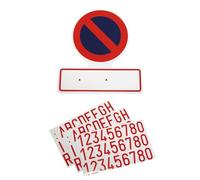 Carpoint Autocollant Jeu Stationnement Interdit 27 x 19 cm Taille unique Rouge
