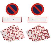 Jeu 'Stationnement Interdit', talla única, Rouge (Rosso) (Lot de 2)