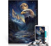 Jeu Stimulant et Jeu Familial Aigle Peint en Couleur Puzzle 2000 pièces pour Adolescents 70x100cm Idées Cadeaux à partir de 14 Ans