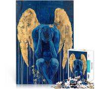 Jeu Stimulant et Jeu Familial Ange Qui pleure Puzzle 1000 pièces pour Adultes 38x52cm est idéal comme Cadeau pour Toute la Famille