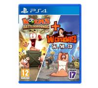 Jeu Stratégie - Fireshine Games - Worms Battlegrounds + WMD - Double Pack - PS4