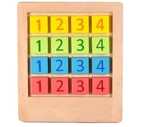 Jeu Sudoku en Bois pour Garçon Fille, Jeu de Société Logique | Surface Lisse, Réutilisable, pour Mains et Table, Activité Classe, Maison, Détente Après Travail