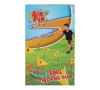Jeu de lancer de piège avec 6 anneaux et 6 drapeaux pour enfants