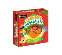 Jeu Surprise Au Poulailler 2-4 Joueurs - Plateau Parcours, Poule En Bois, De, Jetons - Jeu De Societe Enfant - Des 4 Ans
