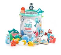 Jeu tactile en bois Vilac Touche et Trouve Iceland Michelle Carlslund 21 pièces Multicolore