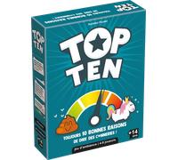 Asmodee – Jeu de société Top Ten – Jeu d'ambiance hilarant 4–9 joueurs 14+ 30 min – Français