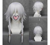 Jeu Touhou projet Izayoi Sakuya perruque Cosplay Izayoi Sakuya argent tressé fibre résistante à la chaleur cheveux jeu de rôle perruques 149A