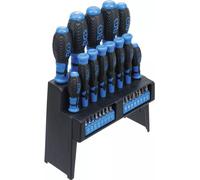 Jeu tournevis avec assortiment d'embouts en présentoir 29 pièces BGS