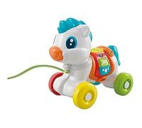 Jeu tractable - CLEMENTONI - Baby Pony Toujours avec Moi Trainer Interactif - Motricité et Langage - Blanc