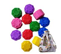 Jeu traditionnel coréen, jeu coréen - Jeu de pierres de Jack traditionnel - Jouet d'entraînement de coordination main-de en couleur vive pour famille, adultes, fêtes