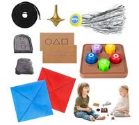 Jeu Traditionnel Coréen Set Game Folklorique Coréen Gonggi Attraper des Pierres Set Jeu De Traditionnel Gonggi Korean Game pour Tous Les Âges