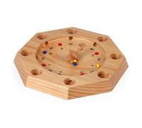 Jeu traditionnel - LOISIRS NOUVEAUX - Virolon / Giroulette - Bois de pin massif - Ø32 cm - Double les points