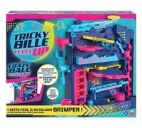 cavernedesjouets Jeu Tricky Bille Level up Niveau 3 - Parcours de Billes Vertical - Circuit, Labyrinthe, Obstacles, defis gravite - Set Action Enfant et Carte