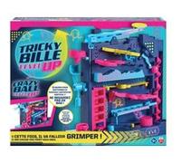 Jeu tricky bille level up niveau 3 - parcours de billes vertical - circuit labyrinthe obstacles defis gravite - set action enfant et carte
