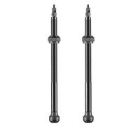 JEU VALVES SCHWALBE TUBELESS 100 mm ALUMINIUM NOIR(2 UNITÉS) - 3472 -
