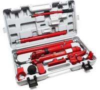 Jeu Vérin hydraulique carrossier Puissance de 10 tonnes Coffret de redressage & Accessoires inclus