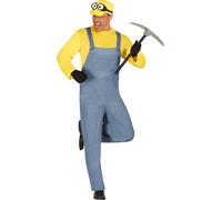 Jeu vidéo Aventurier Costume Combinaison jaune d'ouvrier Carnaval Héros Casquette Atmosphère ludique Look bleu mythique, Taille : 48 - 50 (M) Couleur : Bleu