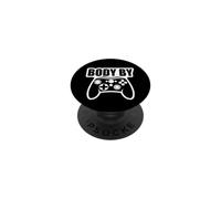 Jeu vidéo Body by Controller Workout Humour Gamer Dark PopSockets PopGrip Adhésif