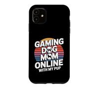 Jeu vidéo Gaming Dog Mom Online with My Pup Coque pour iPhone 11