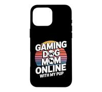 Jeu vidéo Gaming Dog Mom Online with My Pup Coque pour iPhone 16 Pro Max