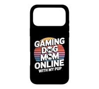Jeu vidéo Gaming Dog Mom Online with My Pup Coque pour iPhone 17 Pro Max
