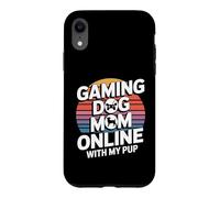 Jeu vidéo Gaming Dog Mom Online with My Pup Coque pour iPhone XR