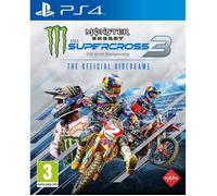 Jeu vidéo - Monster Energy - Supercross 3 - PS4 - 100 coureurs - Mode coopératif - Multijoueur amélioré