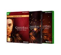 Jeu vidéo Nacon GreedFall: The Dying World Deluxe Edition Steelbook Artbook Bande originale digitale Contenu bonus Xbox Series X Vert