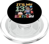 Jeu vidéo rétro 13e Anniversaire garçon 13 Ans Pixel Art PopSockets PopGrip pour MagSafe