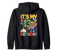 Jeu vidéo rétro 13e Anniversaire garçon 13 Ans Pixel Art Sweat à Capuche