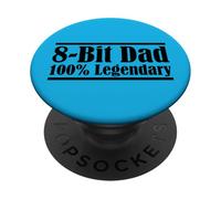 Jeu vidéo rétro 8 bits Daddy Nerd 100 % légendaire PopSockets PopGrip Adhésif