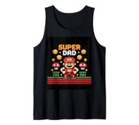 Jeu vidéo rétro 8 bits Super Dad Pixel Art Fête des Pères Débardeur