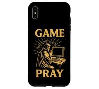 Jeu vidéo rétro Funny PC Gamer Jesus Prayer Meme Coque pour iPhone XS Max