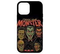 Jeu vidéo rétro Halloween Monsters Mummy Cat Loup-Garou Coque pour iPhone 12 Mini